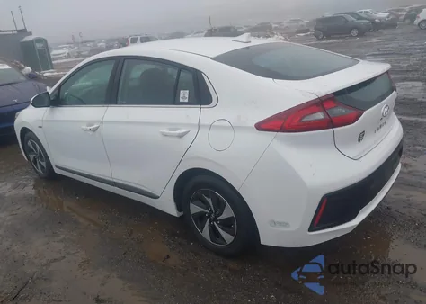2017 Hyundai Ioniq Hybrid Sel z USA, uszkodzony, nr VIN KMHC75LC1HU031883